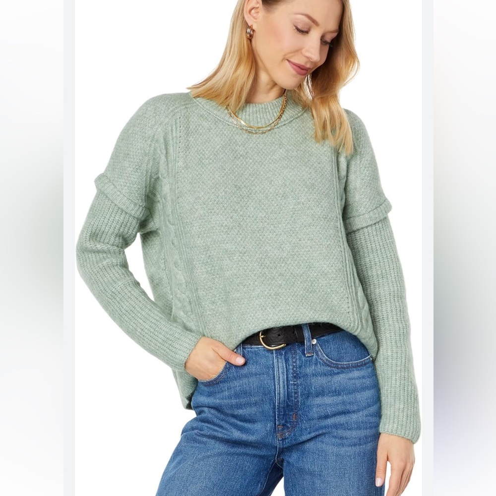 Madewell Cable Havener Pullover Sweater